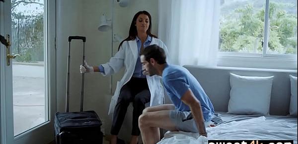  Doctor Aunt examines nephews cock